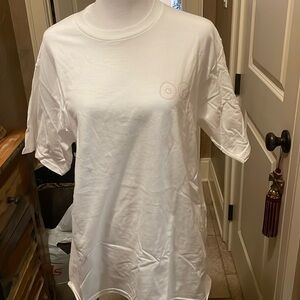 Kevin Murphy breast cancer awareness white tee shirts 4 m 3 L